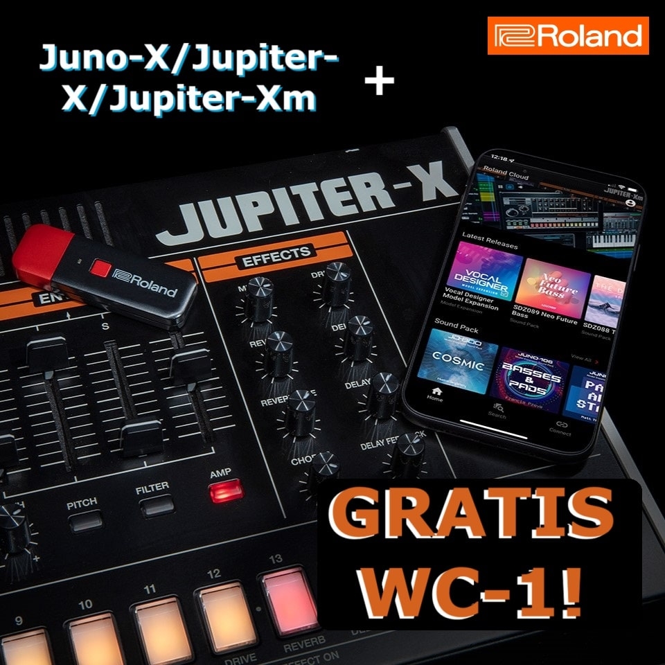 Free WC-1 with the purchase of a Jupiter-X, Jupiter-Xm or Juno-X!