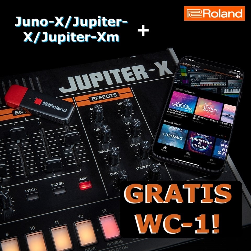 Gratis WC-1 bij aankoop van een Jupiter-X, Jupiter-Xm of Juno-X!