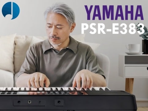 Yamaha's new entry-level keyboard: the PSR-E383!