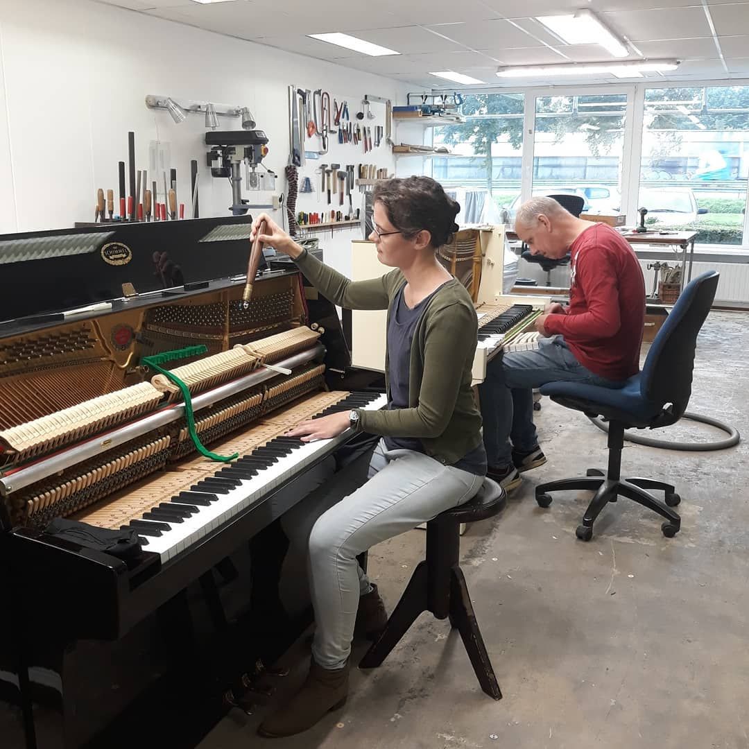 Akoestische piano checklist  - werkplaats
