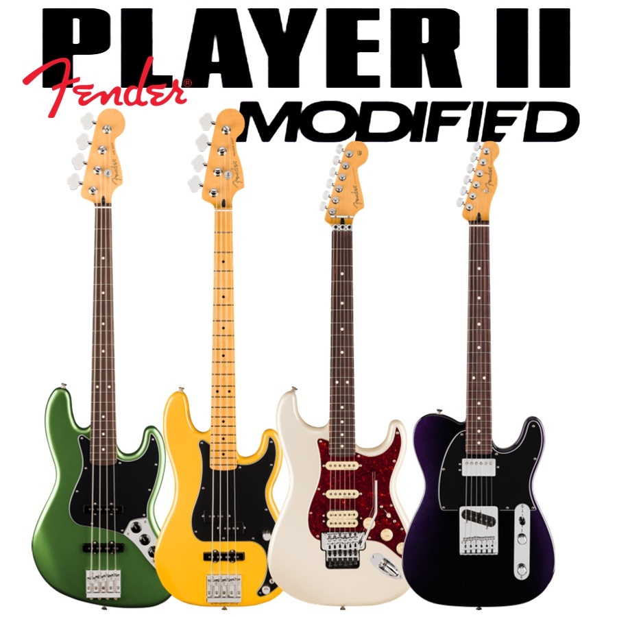 De Fender Player II Modified Gitaren - fenderplayeriimodified