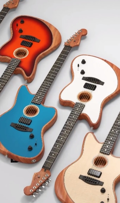 Fender Akoestische Gitaren - acoustasonics_fender