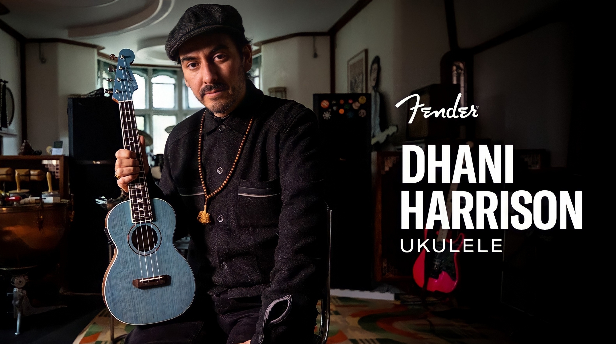 Fender Ukeleles - fender_dhani_harrison_signature