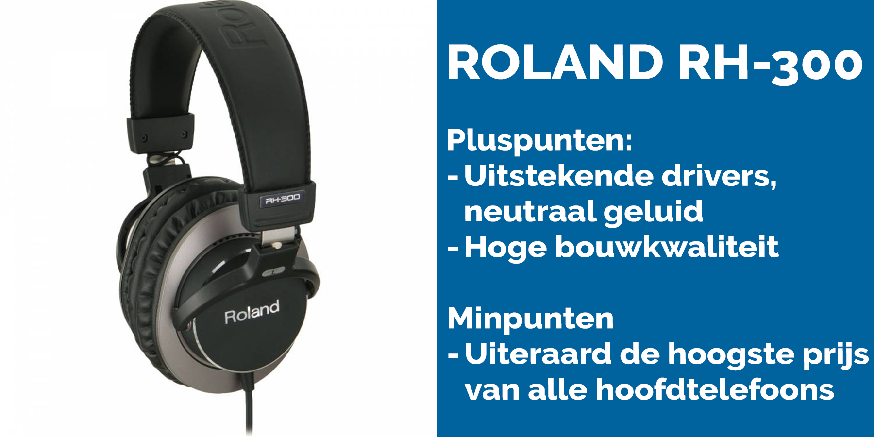 Roland Hoofdtelefoon  - rh-300