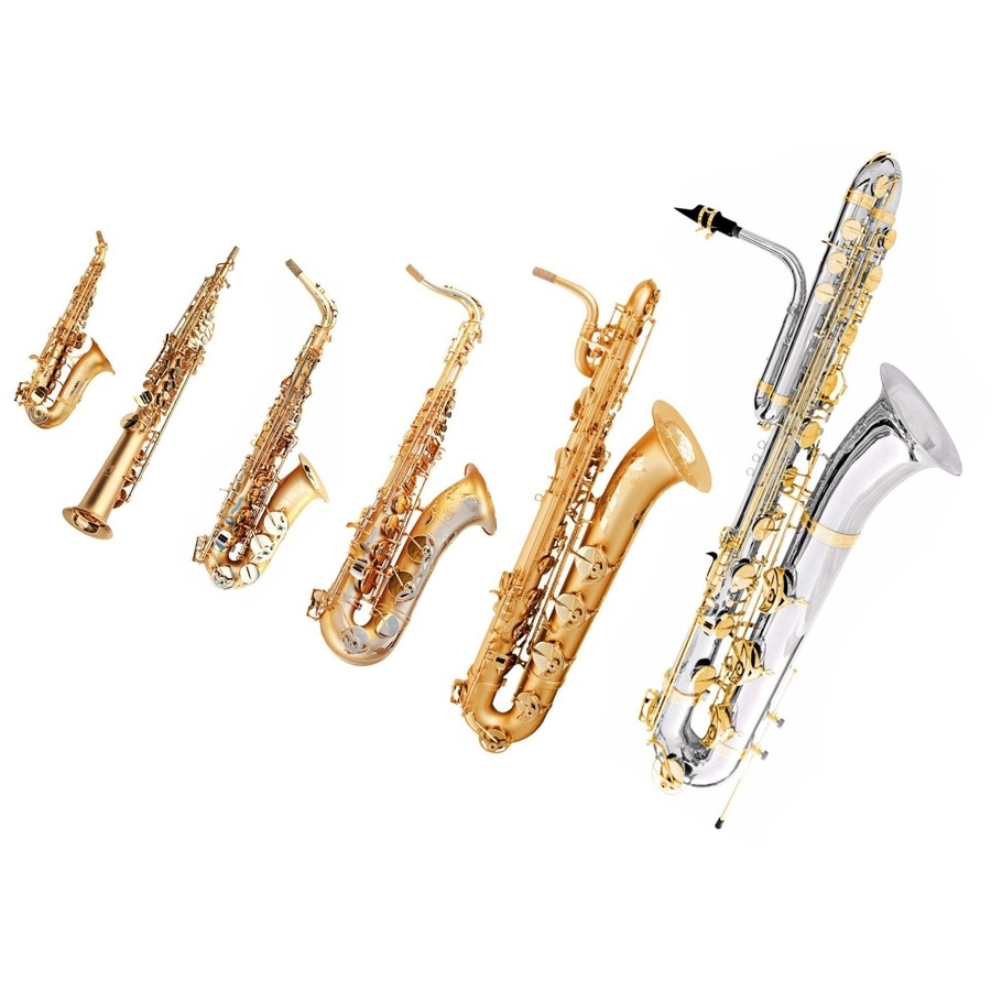 Saxofoon kiezen: verschil tussen sopraan, alt, tenor en bariton - 808719686