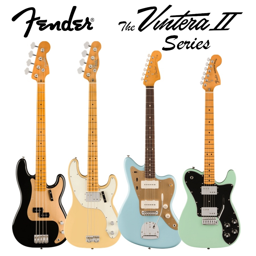 The Fender Vintera II Series - fendervinteraiiseries