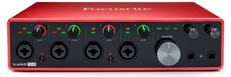 USB Audio Interface - focusrite-18i8