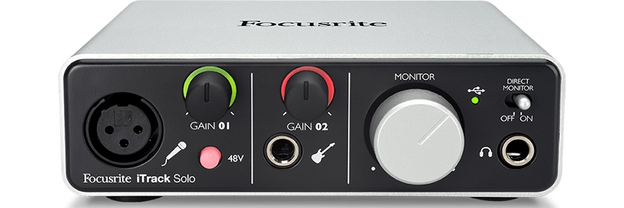 USB Audio Interface - focusrite-itrack-solo