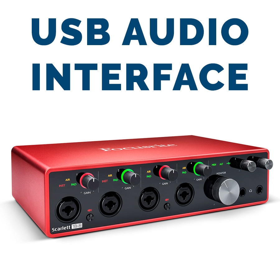USB Audio Interface kopen? Joh.deHeer!