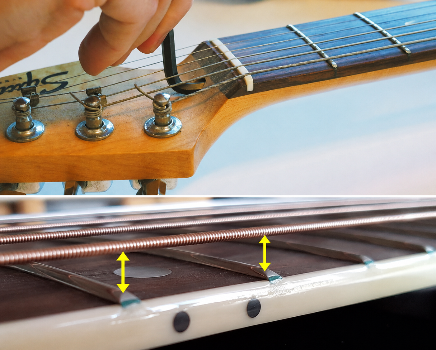 Waarom een correcte gitaarsetup het verschil maakt in een band - 00adjustement