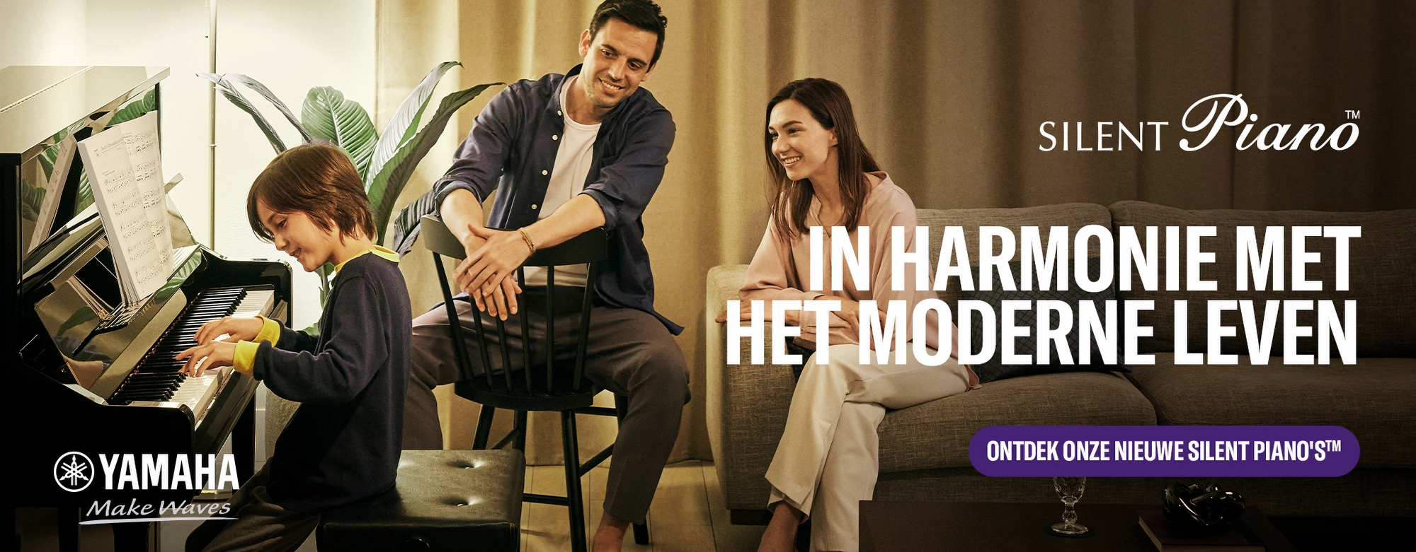 Yamaha Silent Piano  - silent_2048x800_banner_static_nl