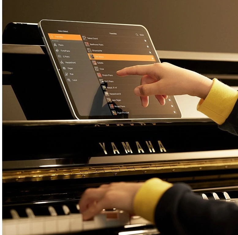 Yamaha TransAcoustic piano - ipad_transacoustic