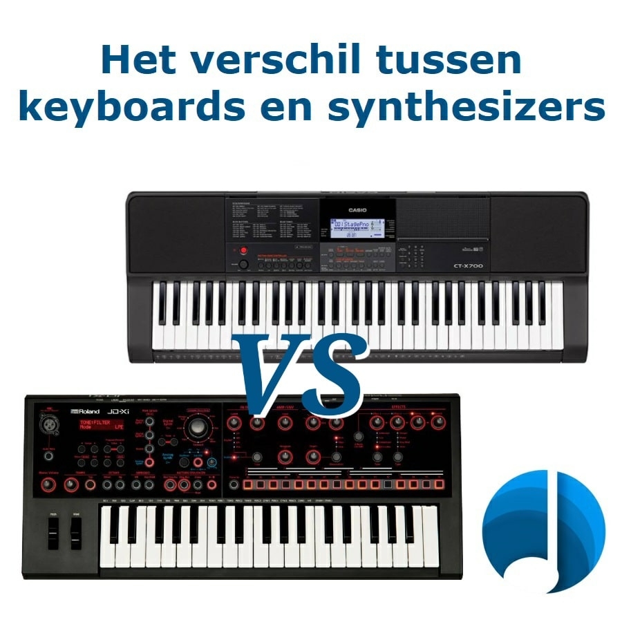 Wat is het verschil tussen keyboards en synthesizers? Joh.deHeer!