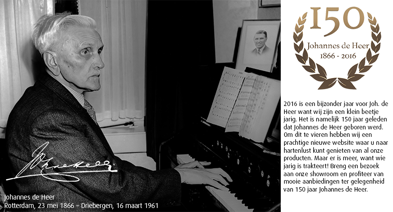 150 jaar Johannes de Heer
